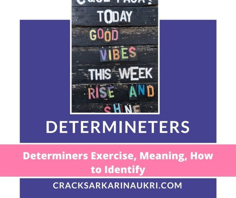 determiners and it's types