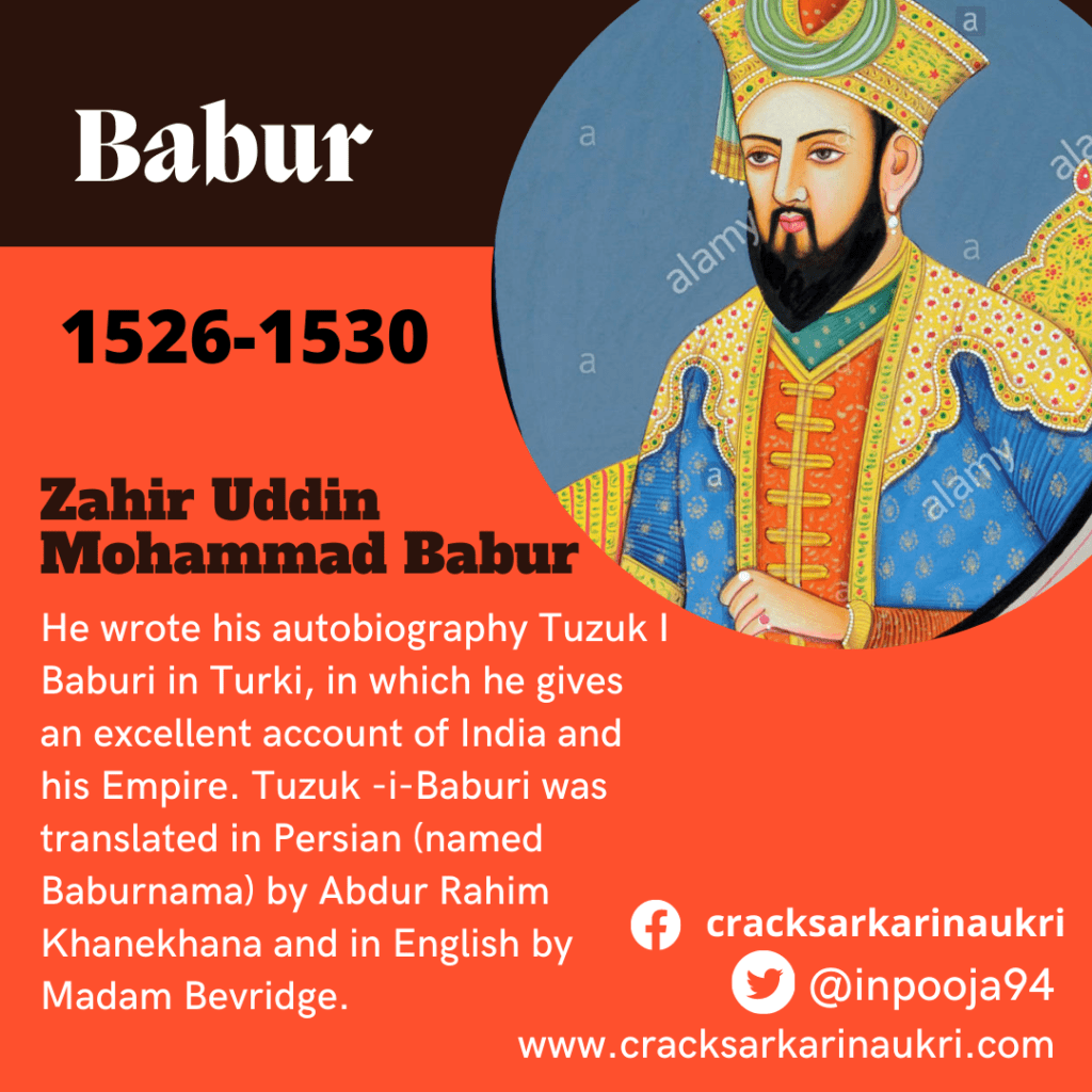 Babur Autobiogrophy