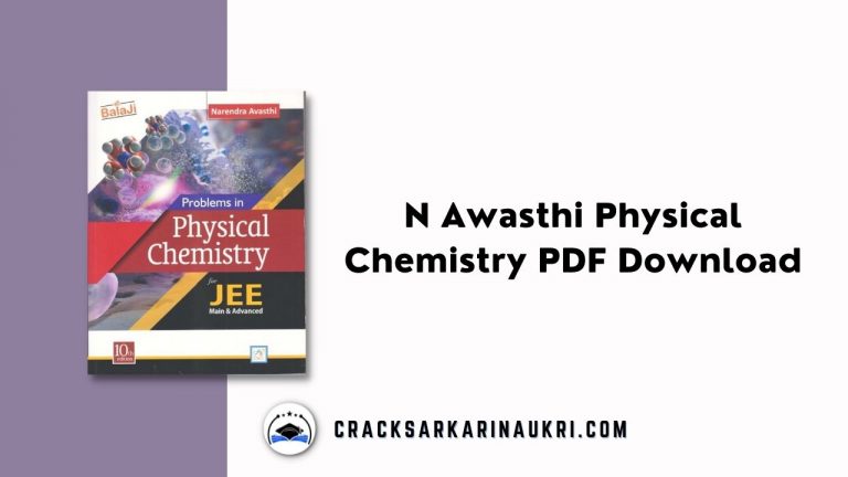 N Awasthi Physical Chemistry PDF Download