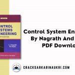 Control System Engineering By Nagrath And Gopal PDF