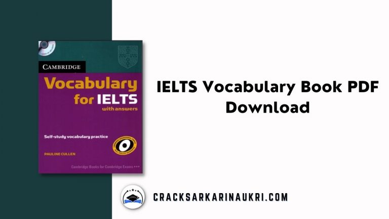 Cambridge IELTS Vocabulary Book PDF