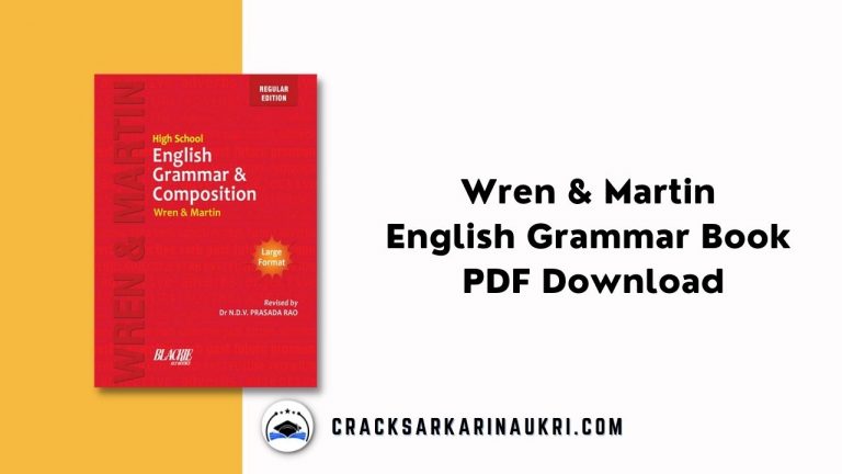 Wren And Martin English Grammar Book PDF Download