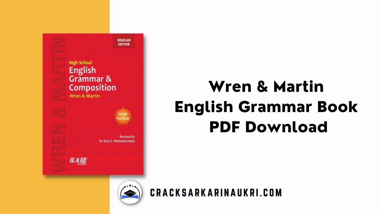 Wren And Martin English Grammar Book PDF Download