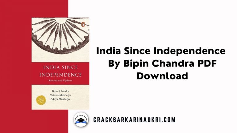 India Since Independence By Bipin Chandra PDF Download