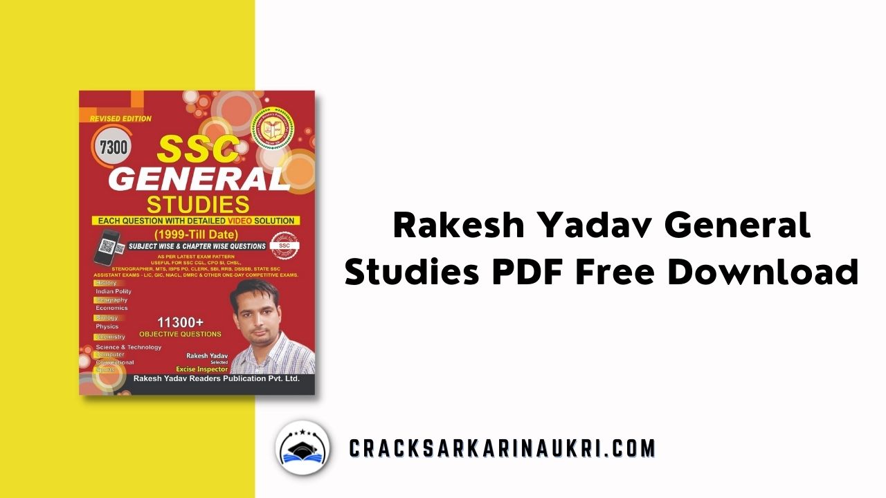 Rakesh Yadav General Studies PDF Free Download In Hindi & English