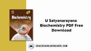 U Satyanarayana Biochemistry PDF Free Download