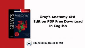 Gray's Anatomy 41st Edition PDF Free Download In English