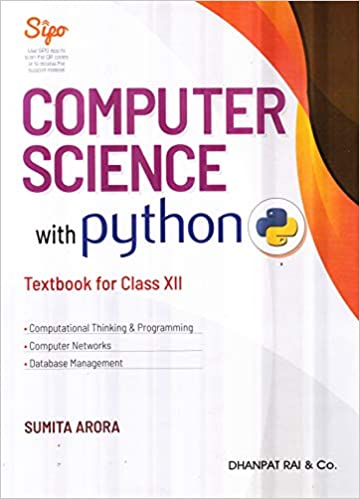 Sumita Arora Python Class 11 PDF