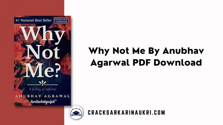 Why Not Me By Anubhav Agarwal PDF Download