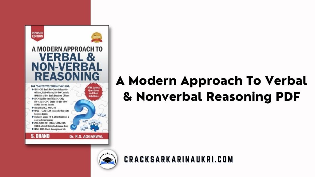 A Modern Approach To Verbal & Nonverbal Reasoning PDF