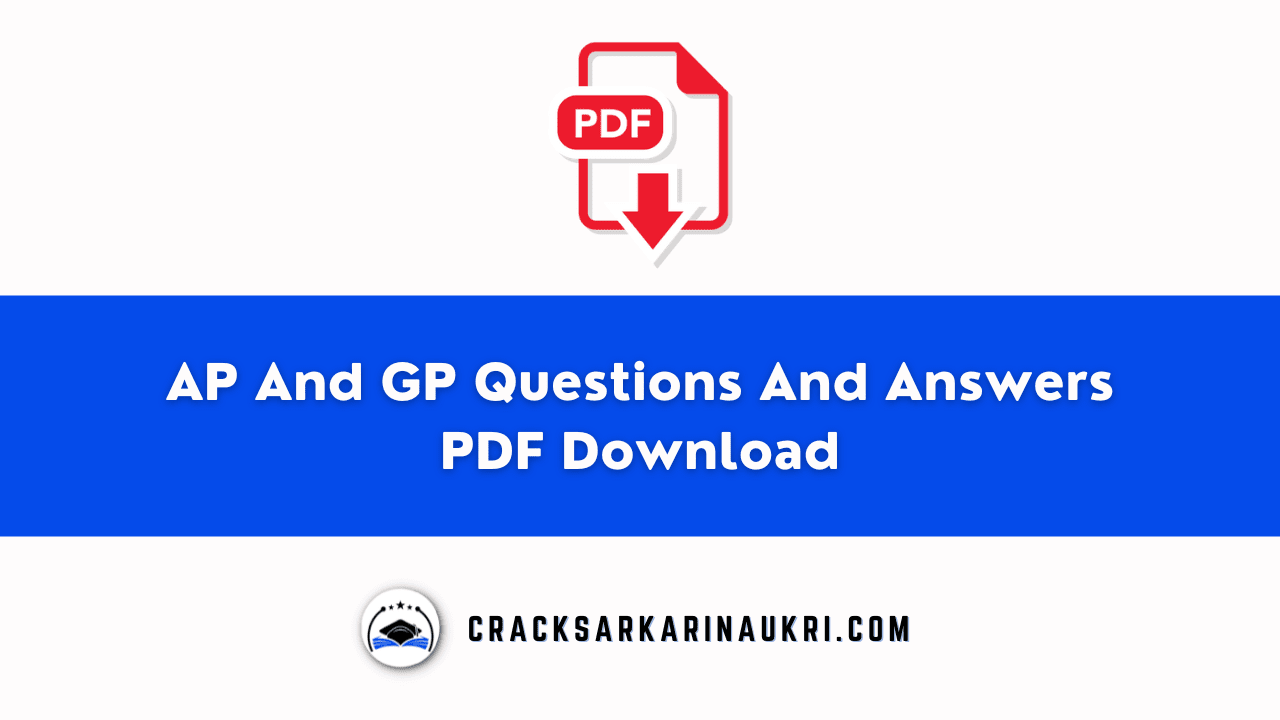 AP And GP Questions And Answers PDF Download