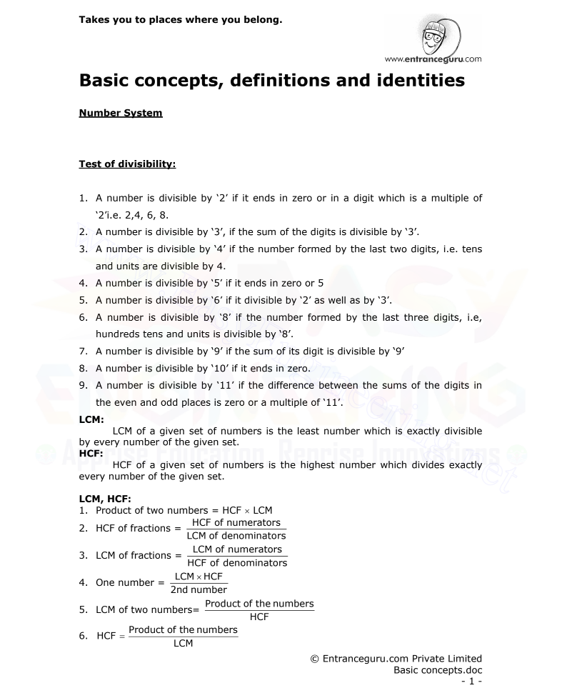 Quantitative Aptitude Formulas And Shortcuts PDF Book