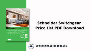 Schneider Switchgear Price List PDF Download