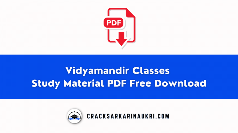 Vidyamandir Classes Study Material PDF Free Download