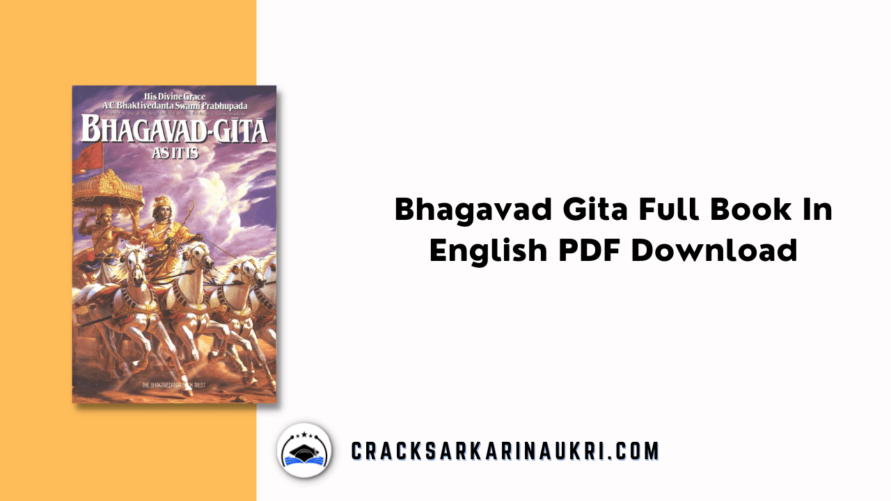 Bhagavad Gita Full Book In English PDF Download