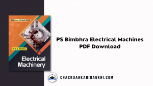 PS Bimbhra Electrical Machines PDF Download