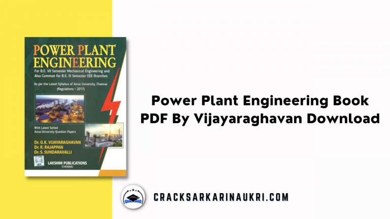 Power Plant Engineering Book PDF By Vijayaraghavan Download