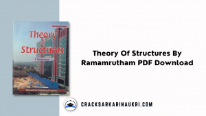 Theory Of Structures By Ramamrutham PDF Download