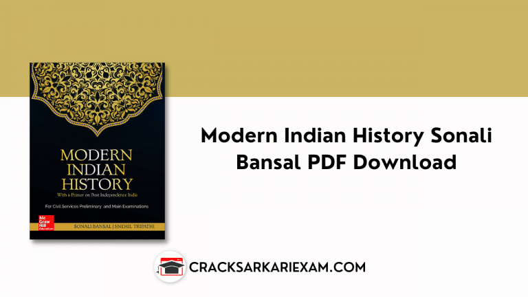 Modern Indian History Sonali Bansal PDF Download