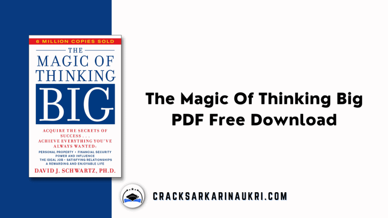 The Magic Of Thinking Big PDF Free Download