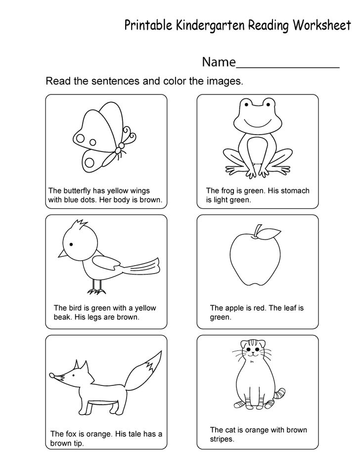 nursery english worksheets