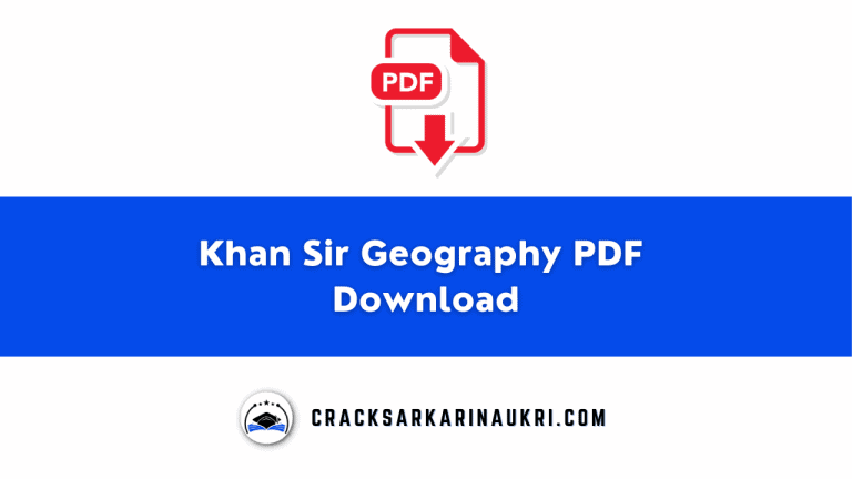 Khan Sir Geography PDF Download
