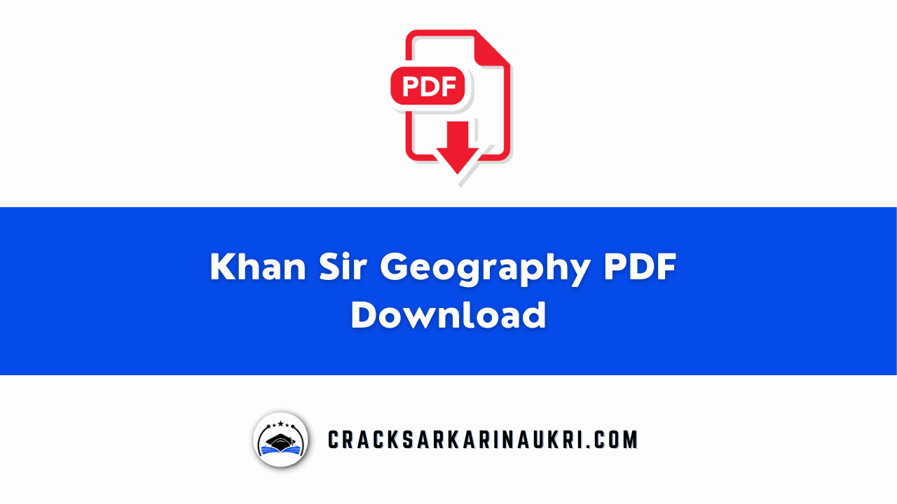 Khan Sir Geography PDF Download