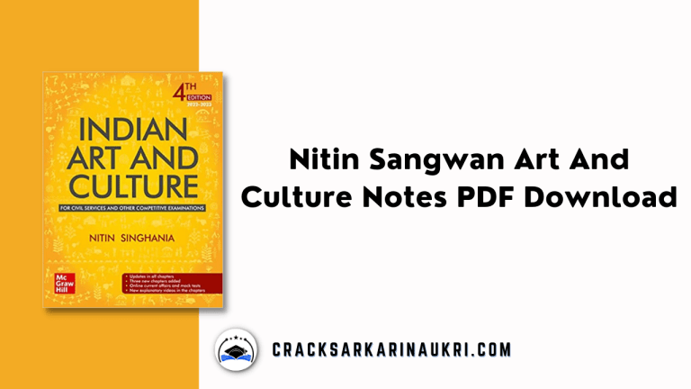 Nitin Sangwan Art And Culture Notes PDF Download
