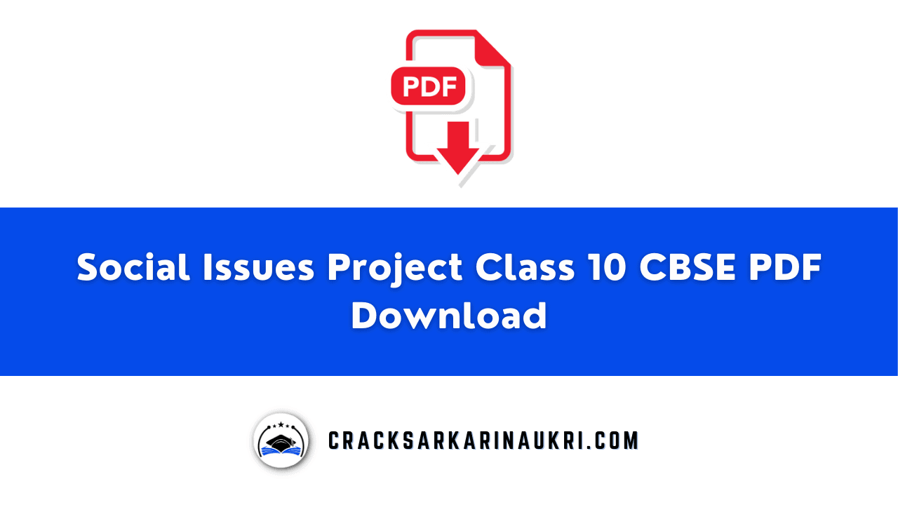 social issues assignment class 10 pdf