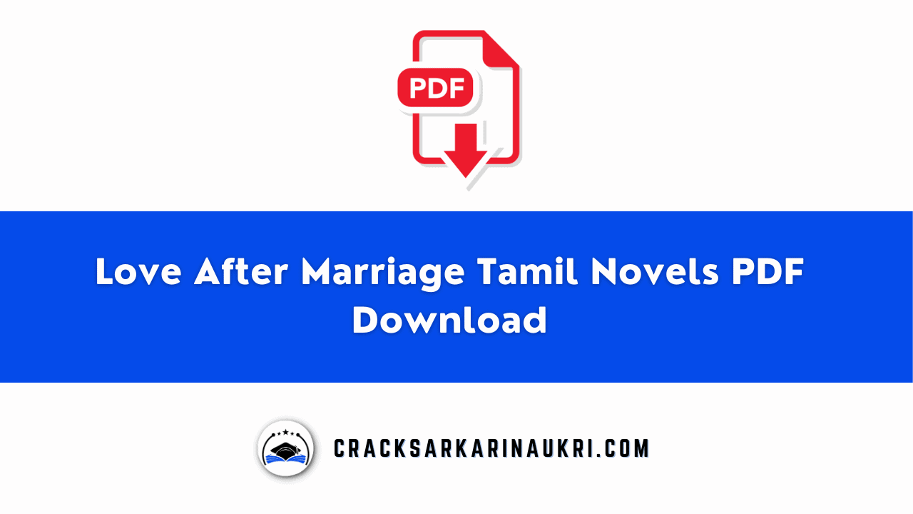 Love After Marriage Tamil Novels PDF Download